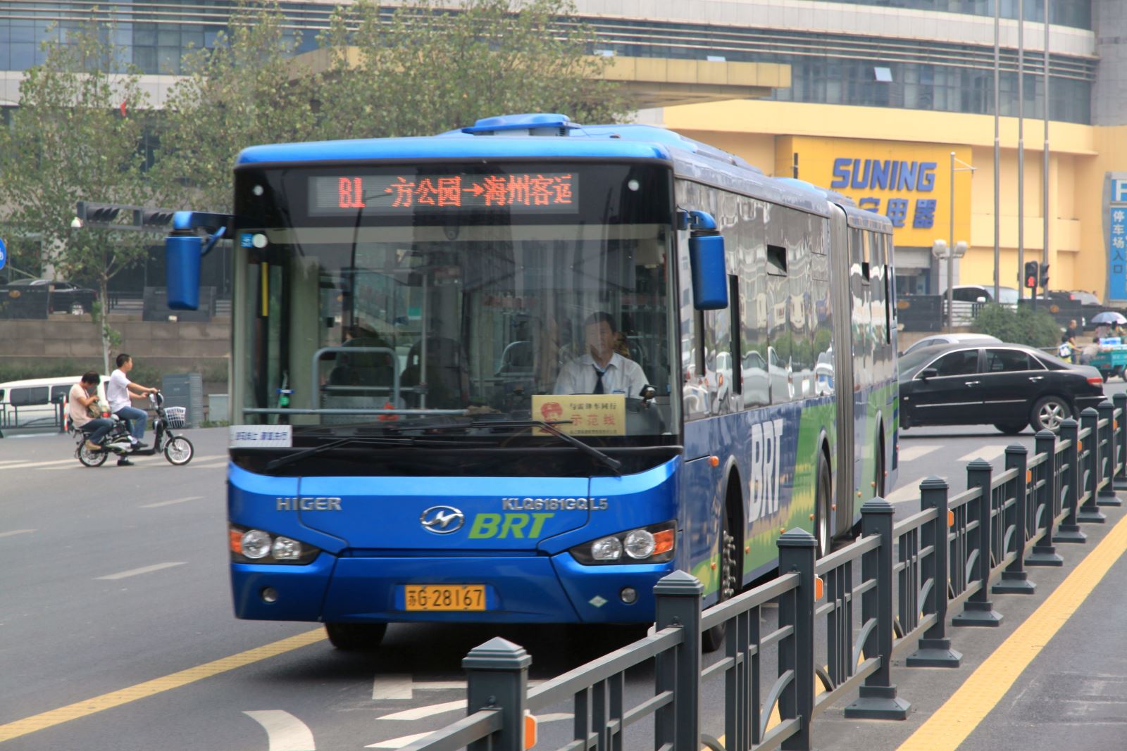 你發(fā)現(xiàn)了嗎？連云港的清潔能源公交車越來越多了！